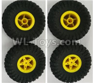 Wltoys 18629 Whole wheel unit(4 set)-18629-1509,Wltoys 18629 RC Crawler Car Spare Parts Replacement Accessories,1:18 18629 rc rock racing car Parts,On Road Drift Racing Truck Car Parts