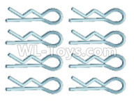 Wltoys 18629 Clips,R-shape Pin(8pcs)-K939-49,Wltoys 18629 RC Crawler Car Spare Parts Replacement Accessories,1:18 18629 rc rock racing car Parts,On Road Drift Racing Truck Car Parts