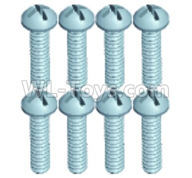 Wltoys 18629 Screws Pan head screws(8pcs)-M2X12-18629-0111,Wltoys 18629 RC Crawler Car Spare Parts Replacement Accessories,1:18 18629 rc rock racing car Parts,On Road Drift Racing Truck Car Parts