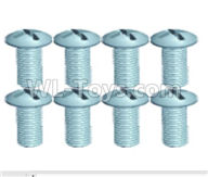 Wltoys 18629 Screws Pan head screws(8pcs)-ST2.3X4PB-18629-0554,Wltoys 18629 RC Crawler Car Spare Parts Replacement Accessories,1:18 18629 rc rock racing car Parts,On Road Drift Racing Truck Car Parts