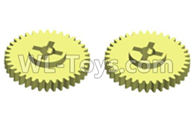 Wltoys 20404 0619 Reduction gear(2pcs),1/20 Wltoys 20404 RC Car Spare Parts Replacement Accessories