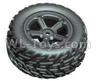 Wltoys 20404 0632 Whole Right wheel unit(1x Right),1/20 Wltoys 20404 RC Car Spare Parts Replacement Accessories