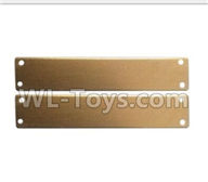 Wltoys 20404 0649 Left and right side aluminum sheet assembly,1/20 Wltoys 20404 RC Car Spare Parts Replacement Accessories