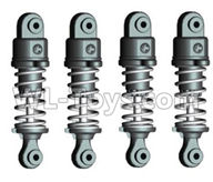 Wltoys 20409 1515 Shock Absorber(4pcs),1/20 Wltoys 20409 RC Car Spare Parts Replacement Accessories