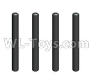 Wltoys 20404 0644 Optical axis(4pcs)-2X18.5mm,1/20 Wltoys 20404 RC Car Spare Parts Replacement Accessories