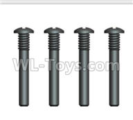 Wltoys 20409 0639 Cross recessed pan head screws with Upper Half tooth(4pcs)-ST2.3X15PB,1/20 Wltoys 20409 RC Car Spare Parts Replacement Accessories