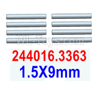 Wltoys 244016 Parts 244016.3363 Smooth Shaft 1.5X9mm Set.WLtoys VAGRANT SPEEDSTER 1/24 RC Car Accessories.