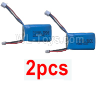 Wltoys 244016.3369 2pcs RC Battery 7.4V 350mAh.WLtoys VAGRANT SPEEDSTER 1/24 RC Car Accessories.
