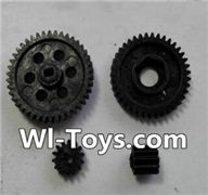 Wltoys 24438 Gear set(Total 4pcs)-24438-0169,1/24 Wltoys 24438 RC Car Spare Parts Replacement Accessories
