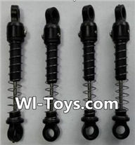 Wltoys 24438 Front and Reat Shock Absorbers(Total 4pcs)-24438-0175,1/24 Wltoys 24438 RC Car Spare Parts Replacement Accessories