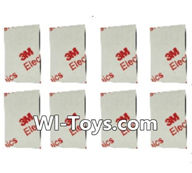 Wltoys 24438 3M double-sided stickers(30×20×1mm)-8pcs-24438-0203,1/24 Wltoys 24438 RC Car Spare Parts Replacement Accessories