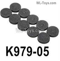 Wltoys 284010 Parts K979-05 Car shell washer.Total 10pcs.WLtoys 1/28 RC Car Parts.