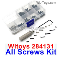 Wltoys 284010 Parts Wltoys 284010 All Screws Kit.Screws driver, Pins, Nut, etc.WLtoys 1/28 RC Car Parts.