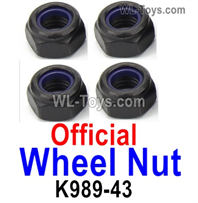 Wltoys 284010 Parts K939-43 M2 lock nut set for the Wheel.Offical Wheel Nut for the Wheel.WLtoys 1/28 RC Car Parts.