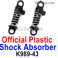 Wltoys 284010 Parts K989-43 Shock Absorbers Damper.Official Plastic Shock Absorber.Total 2pcs.WLtoys 1/28 RC Car Parts.