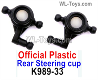 Wltoys 284010 Parts K989-33 Rear Steering cup accessories.(1X Left and 1X Right).WLtoys 1/28 RC Car Parts.