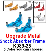 Wltoys 284010 Upgrade Parts Metal Shock Absorber Frame.K989-25.You have 5 Color you can choose.WLtoys 1/28 RC Car Parts.