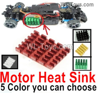 Wltoys 284010 Parts Motor Heat Sink.5 Color you can choose.WLtoys 1/28 RC Car Parts.