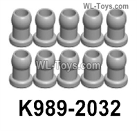 Wltoys 284010 Parts Ball Head Screw set.K989.2032.Total 10pcs.WLtoys 1/28 RC Car Parts.WLtoys 1/28 RC Car Parts.