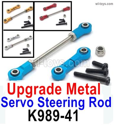 Wltoys 284131 Upgrade Parts.Upgrade Metal Steering Rod. K989-41.Upgrade Metal Servo Steering Rod.4 Color you can choose.WLtoys 1/28 rc Drift Car Parts
