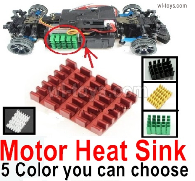 Wltoys 284131 Parts-Motor Heat Sink.5 Color you can choose.WLtoys 1/28 rc Drift Car Parts