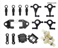 Wltoys 284161 Parts Common Sare parts unit.It includes K989-39, K989-4, K989-34,K989-33,K989-40,K989-24 ,284010-2252 Drift Differential unit.WLtoys 1/28 RC Car Parts.