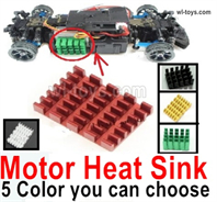 Wltoys 284161 Parts Motor Heat Sink.5 Color you can choose.WLtoys 1/28 RC Car Parts.