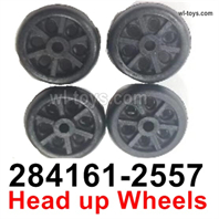 Wltoys 284161 Parts 284161-2557 head up Wheels.4pcs.WLtoys 1/28 RC Car Parts.