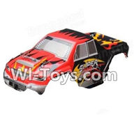 Wltoys A212 A212 Body Shell Cover,Car canopy,Car shell cover(Can be used for A232 A242 A252),Wltoys A232 A242 A252 1/24 rc Drift Car Parts desert Off Road Buggy parts