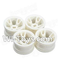 Wltoys A202 A202 Car Hub,Car wheel(4pcs)-(Can be used for A232 A242 A252,And you must buy the A202 Tire leather),Wltoys A232 A242 A252 1/24 rc Drift Car Parts desert Off Road Buggy parts