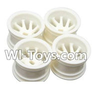 Wltoys A222 A222 Car Hub,Car wheel(4pcs)-(Can be used for A232 A242 A252,And you must buy the A222 Tire leather),Wltoys A232 A242 A252 1/24 rc Drift Car Parts desert Off Road Buggy parts