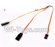 Wltoys A232 A242 A252 Upgrade 1-TO-2 Conversion wire for the Led Light,Wltoys A232 A242 A252 1/24 rc Drift Car Parts desert Off Road Buggy parts