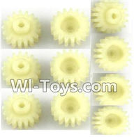Wltoys A232 A242 A252 17T Gear(10pcs),Wltoys A232 A242 A252 1/24 rc Drift Car Parts desert Off Road Buggy parts