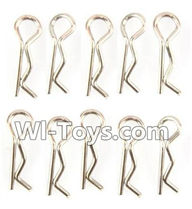 Wltoys A232 A242 A252 Shell pin(10pcs),Wltoys A232 A242 A252 1/24 rc Drift Car Parts desert Off Road Buggy parts