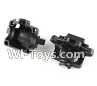 Wltoys A232 A242 A252 Upper Gear box cover(2pcs),Wltoys A232 A242 A252 1/24 rc Drift Car Parts desert Off Road Buggy parts