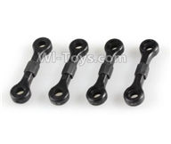 Wltoys A232 A242 A252 Front Steering rod(4pcs),Wltoys A232 A242 A252 1/24 rc Drift Car Parts desert Off Road Buggy parts