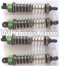Wltoys A303 Upgrade Metal Shock absorber assembly(4pcs)-Short,1/12 Wltoys A303 RC Car Spare Parts Replacement Accessories