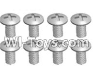 Wltoys A303 Cross recessed round head screws(M3X14 PM)-8pcs,1/12 Wltoys A303 RC Car Spare Parts Replacement Accessories