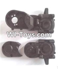 Wltoys A313 A303-06 Gearbox unit(Upper and bottom Gear box cover & Dust cover),1/12 Wltoys A313 RC Car Spare Parts Replacement Accessories