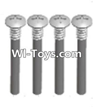 Wltoys A313 upper half tooth screws(M3X36 PMO)-4PCS,1/12 Wltoys A313 RC Car Spare Parts Replacement Accessories