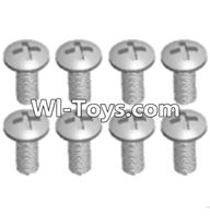 Wltoys A313 Round head machine screws(M2.5X10 PM D4)-8pcs,1/12 Wltoys A313 RC Car Spare Parts Replacement Accessories