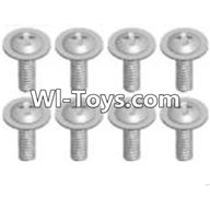 Wltoys A313 Cross recessed round head screwS(M2.6X6 PWB)-8pcs,1/12 Wltoys A313 RC Car Spare Parts Replacement Accessories