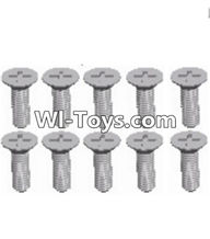 Wltoys A313 ScrewsL959-54 Countersunk head self tapping screw(M2.6X8)-10pcs,1/12 Wltoys A313 RC Car Spare Parts Replacement Accessories