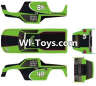 Wltoys A323 A323-10 Car shell-Blue,1/12 Wltoys A323 RC Car Spare Parts Replacement Accessories