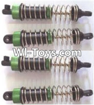 Wltoys A323 L303 Upgrade Metal Shock absorber assembly(4pcs)-Short,1/12 Wltoys A323 RC Car Spare Parts Replacement Accessories