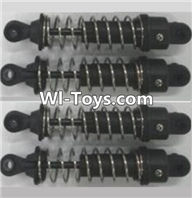 Wltoys A323 Shock absorber assembly(4pcs)-Long-A303-40 ,1/12 Wltoys A323 RC Car Spare Parts Replacement Accessories