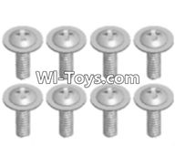 Wltoys A323 Round head screw with dielectric(M2.5X6X6)-8pcs,1/12 Wltoys A323 RC Car Spare Parts Replacement Accessories