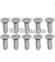 Wltoys A333 Screws-Countersunk head self tapping screw(M2.6X8)-10pcs-L959-54,1/12 Wltoys A333 RC Car Spare Parts Replacement Accessories
