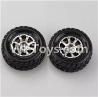 Wltoys A949 Right Wheel(2pcs),Wltoys A949 RC Car Parts ,Wltoys 1/18 rc Truck and rc racing car Replace Parts