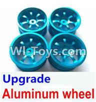 Wltoys A949 Upgrade Aluminum wheel(4pcs-Not include the Tire leather),Wltoys A949 RC Car Parts ,Wltoys 1/18 rc Truck and rc racing car Replace Parts